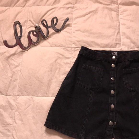 Urban Outfitters Dresses & Skirts - 3/25$ Black denim Skirt from UO✨